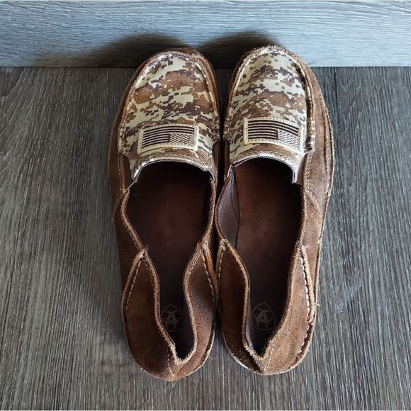 Ariat Cruiser Patriot Moc Toe Slip On Casual Western 9B - Picture 6 of 10